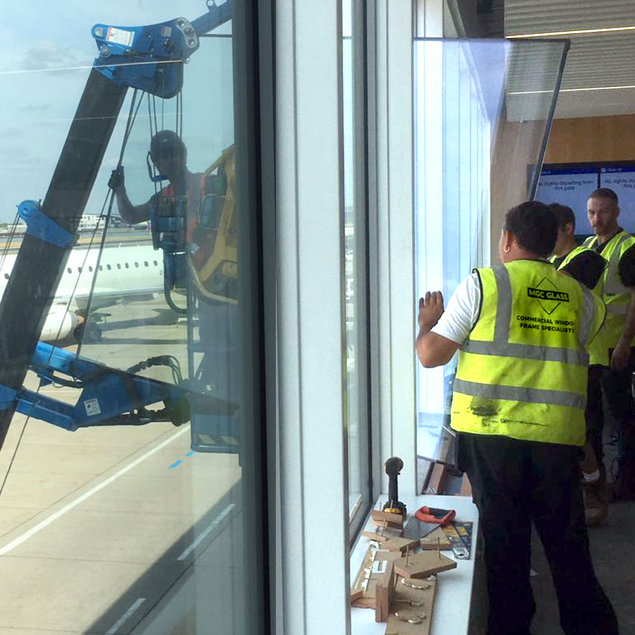 Airport Window Fitters - MGC Glazing - Commercial Windows