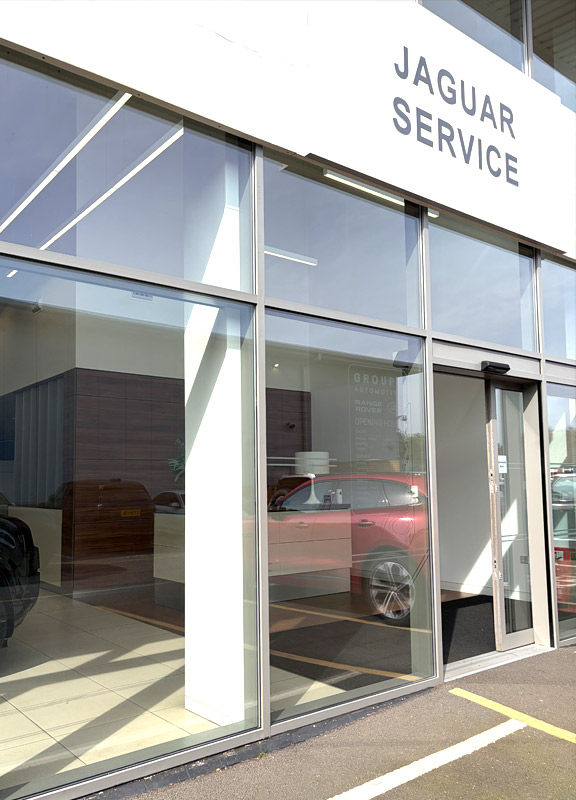 Jaguar Showroom - Window Replacement - MGC Glazing