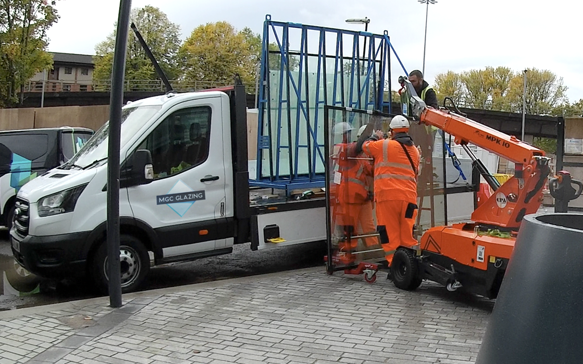 Showroom Window Replacements - Manchester Shopping - MGC Glazing